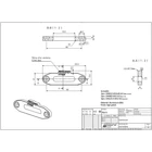 Kép 2/2 - Fix Kötélvezető ablak Horn 110 mm ezüst