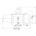 Kép 5/7 - HORN Alpha 9.5Qs MOBIL csörlő - 12V 25m szintetikus kötéllel