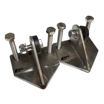 Tetősátor létra rögzítőlemez rozsdamentes acélból 2 darabos Tetősátor létra rögzítőlemez rozsdamentes acélból 2 darabos