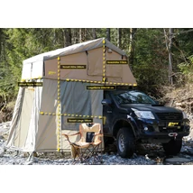 Horntools Desert I 140 tetősátor elősátorral